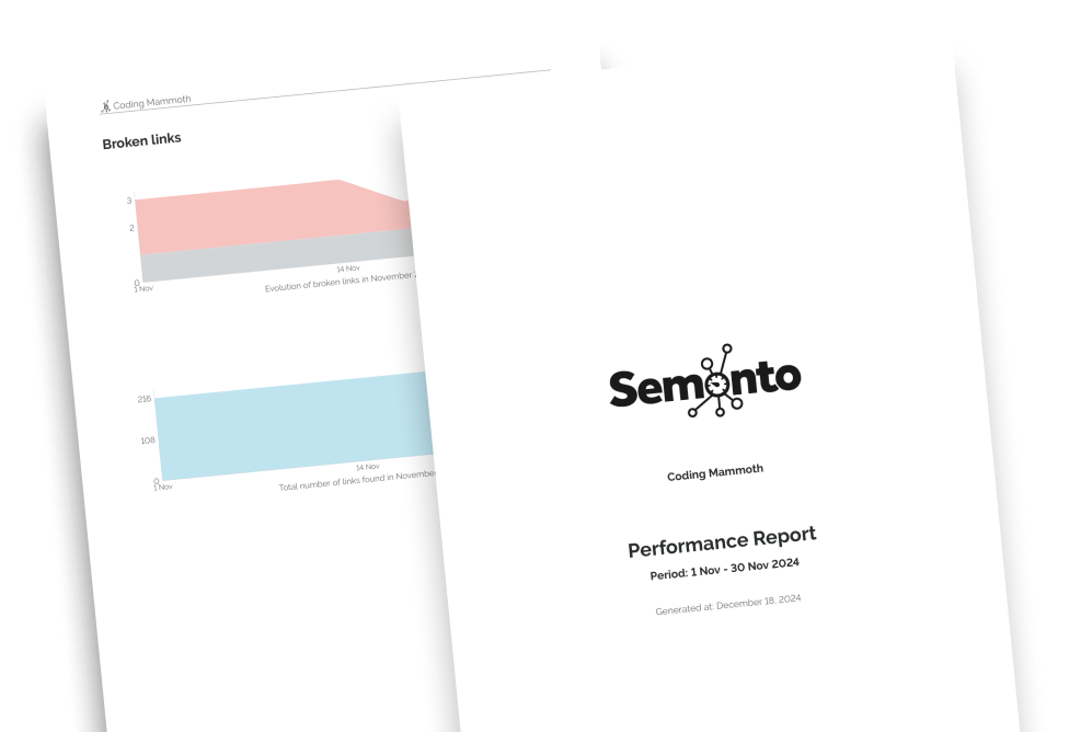 Branded performance reports.