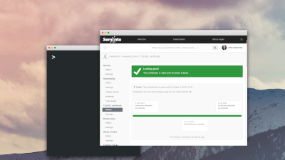 TLS/SSL certificate monitoring in Semonto