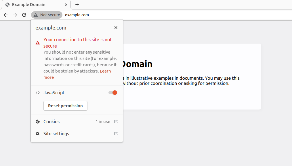 Chrome expired certificate warning Chrome expired certificate warning