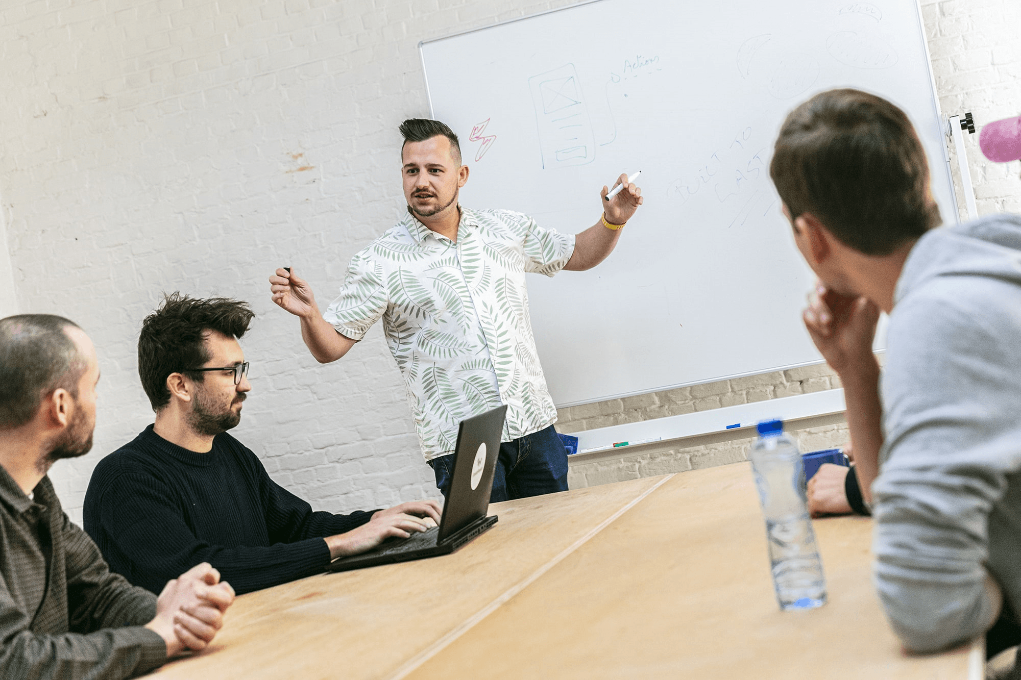 A PandaPanda team meeting