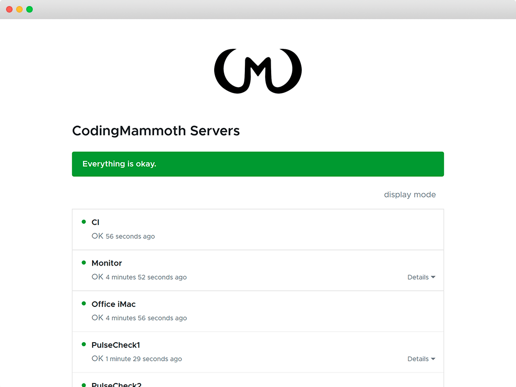 Screenshot of contact groups in Semonto