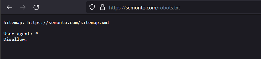 Blocked crawler in Semonto